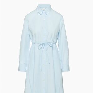 Wilfred Light Blue Poplin Shirt Dress